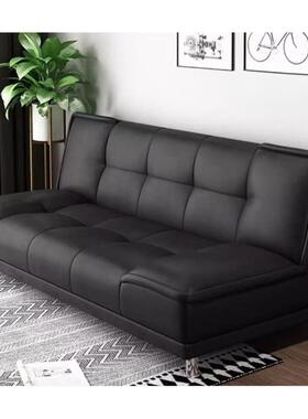 猫抓皮沙发床一体两用折叠客厅卧室简易出租屋公寓小户型双人沙发