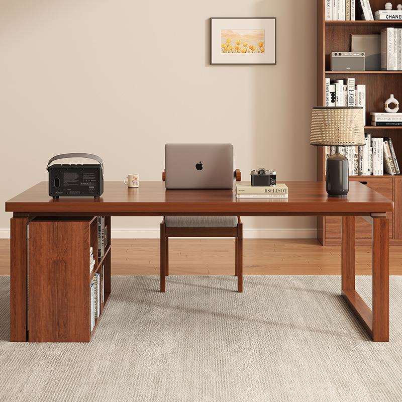 实木书桌北欧家用客厅卧室学生学习桌现代简约多功能台式电脑桌子