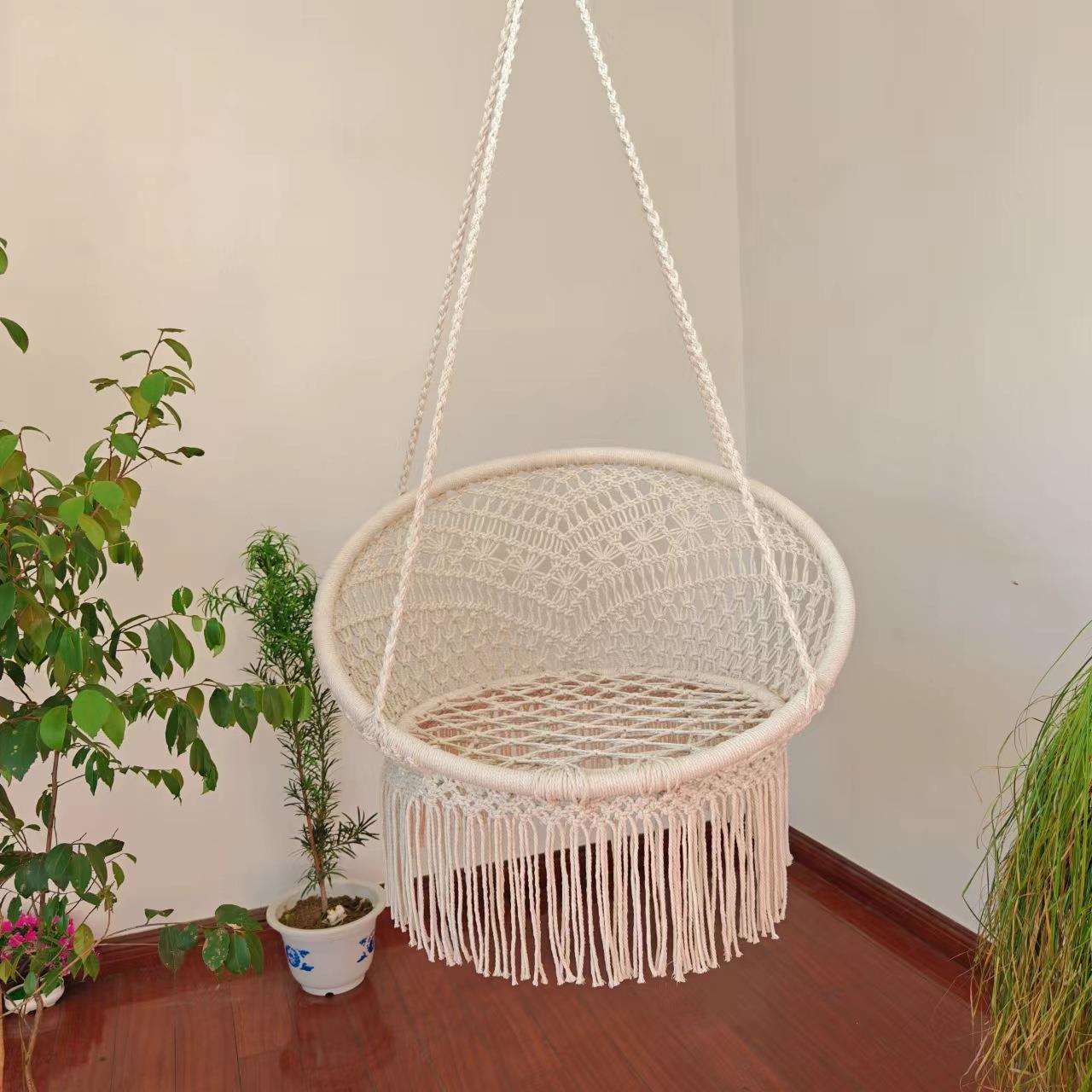 吊椅亚马逊跨境户外秋千 花园庭院摇椅带坐垫户外担任帆布吊床