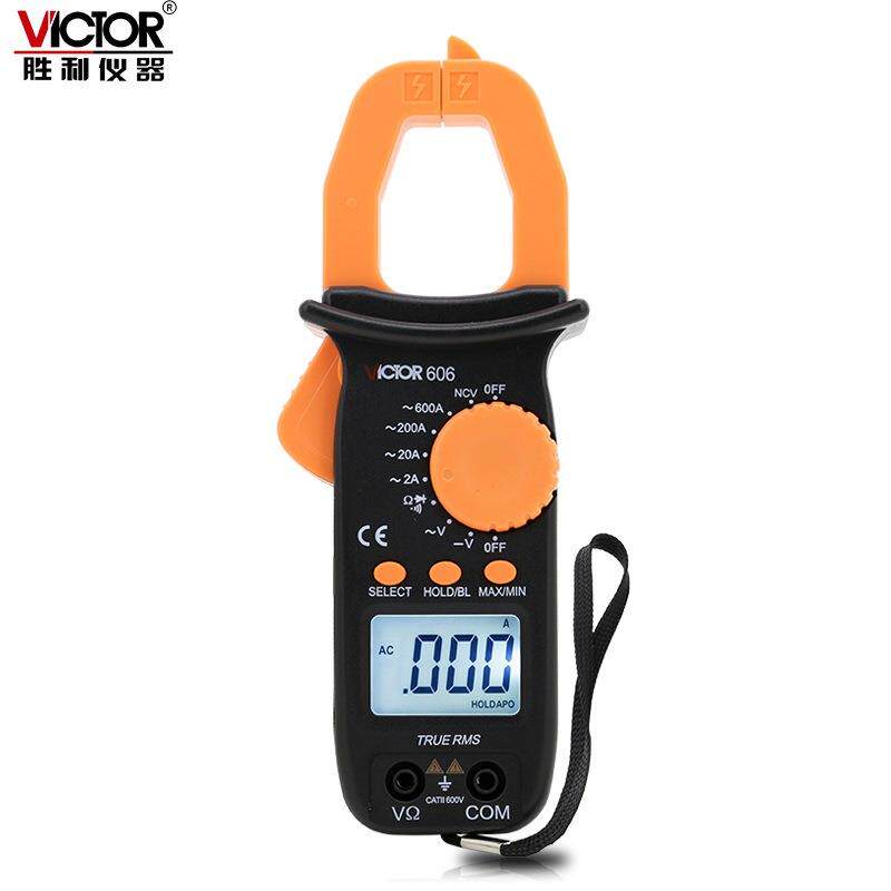 胜利VICTOR 606交直流钳表VC606A/B/C VC610B/C高精度数字钳形表