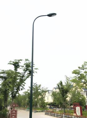 LED路灯6米自弯臂5米8米新农村改造道路灯单头 双头灯头高杆路灯