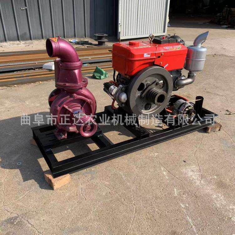 农用灌溉柴油抽水泵 多种动力浇灌水泵规格 三相电全铜电机自吸泵