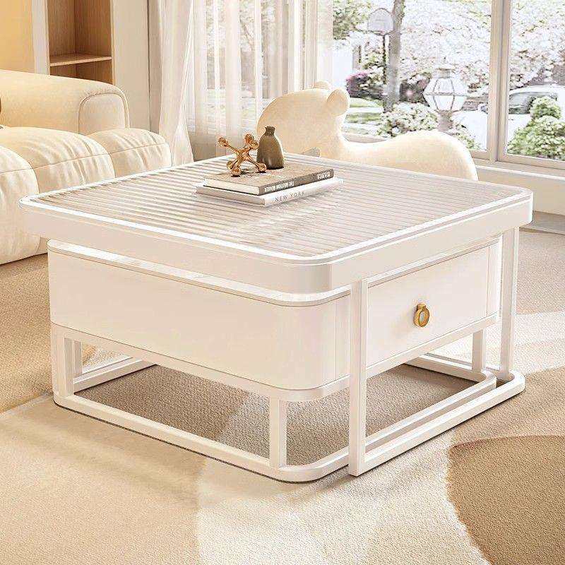 新款奶油风白岩板茶几组合轻奢小户型客厅家用简约现代网红桌,鲜花速递/花卉仿真/绿植园艺,割草机/草坪机,淘宝优惠券,粉丝福利购,淘宝优惠卷