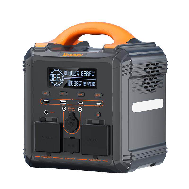 移动户外储能电源0.55度电快充S600大容量大功率700W户外露营摆摊