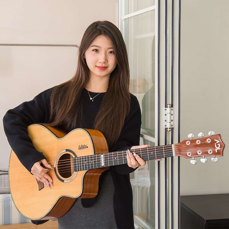 单板吉他 guitar41寸亮光民谣木吉他厂家面单 D25N
