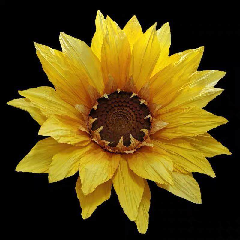 纯手工纸艺花大型向日葵花橱窗美陈摄影网红打卡道具婚庆纸花,鲜花速递/花卉仿真/绿植园艺,仿真花,淘宝优惠券,粉丝福利购,淘宝优惠卷