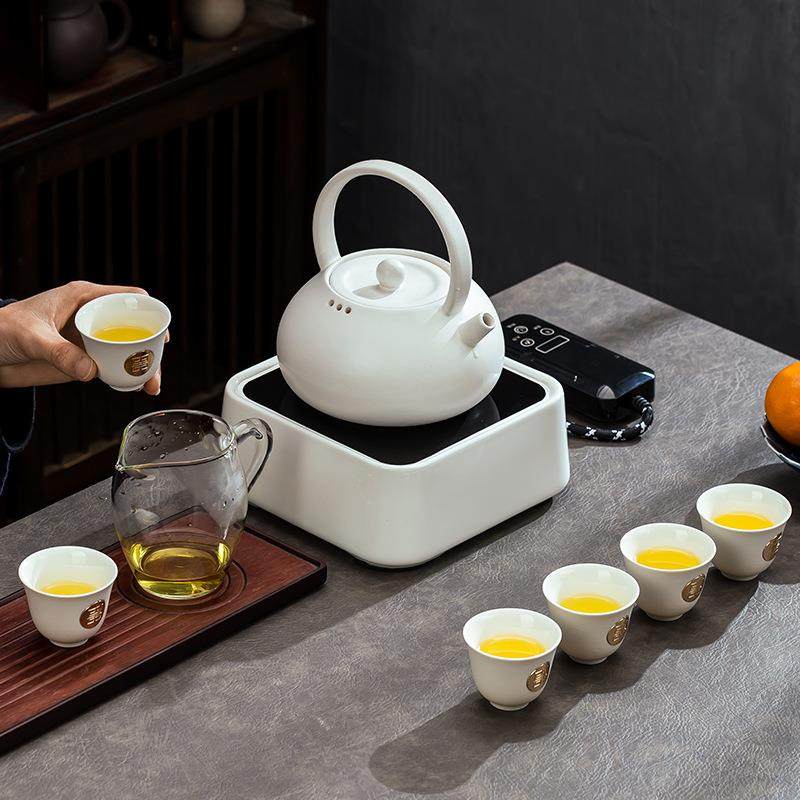 电陶炉茶炉家用煮茶套装居家简约室内保温方形煮茶器烧水壶提梁壶,厨房/烹饪用具,冰箱除冰铲,淘宝优惠券,粉丝福利购,淘宝优惠卷