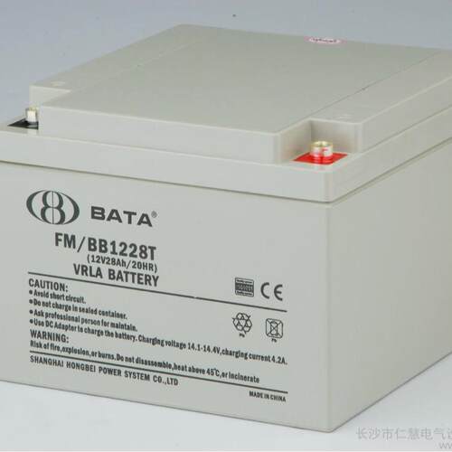 鸿贝蓄电池FM/BB1228T/12V28AH现货