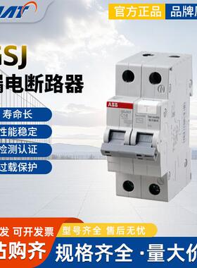ABB终端配电保护GSJ201-C16C20/30MA电子型剩余电流动作断路器