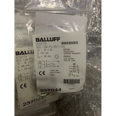 巴鲁夫/BALLUFF 光电开关 BOS01TN BOS 12M-PS-RD11-S4