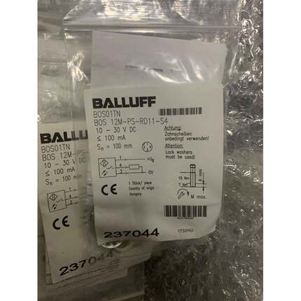 巴鲁夫/BALLUFF 光电开关 BOS01TN BOS 12M-PS-RD11-S4