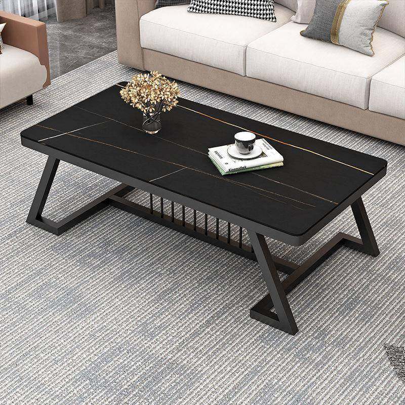 新款岩板茶几小户型家用客厅出租屋简约现代网红阳台轻奢茶几组合