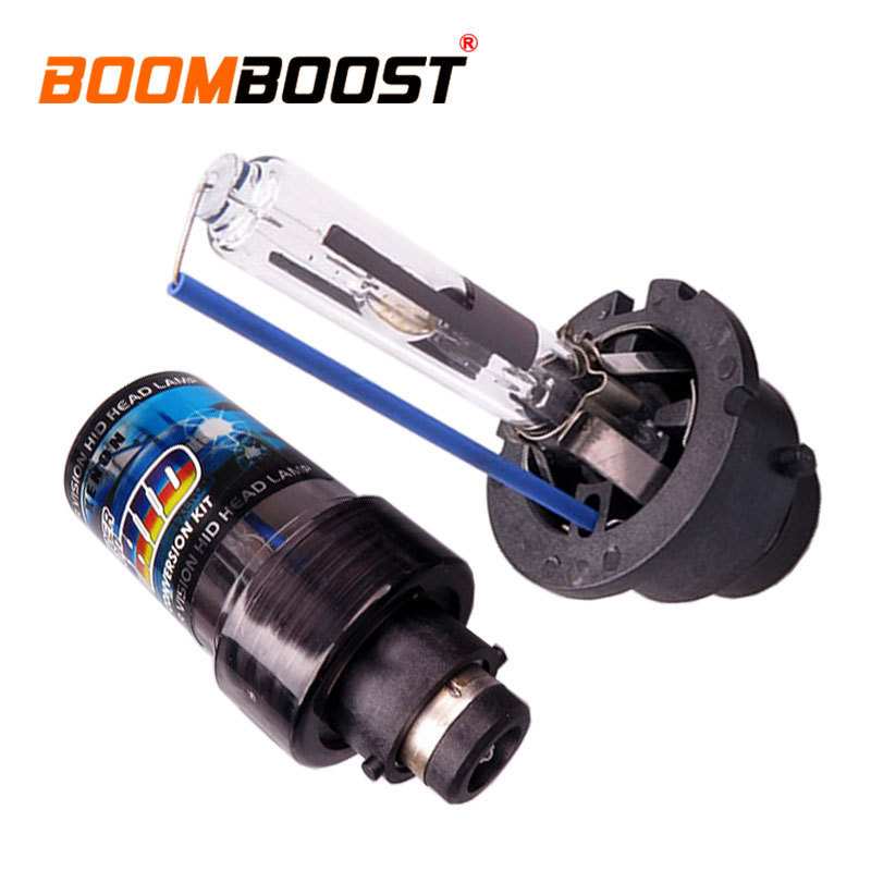 2个新款高强度放电HID灯套件DC12V 35W 6000K D4R汽车氙气灯泡