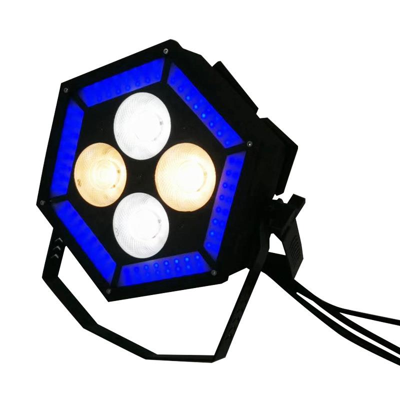 4颗50W 4合一rgbw LED帕灯背景辅光灯舞台演出KTV酒吧灯光设备