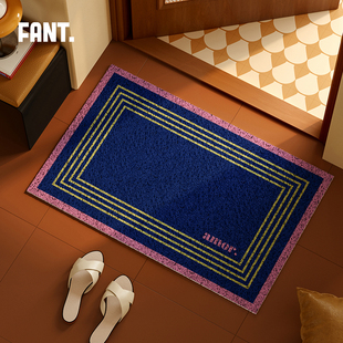 西海岸丝圈入户地垫门垫耐脏防滑门内外玄关脚垫多巴胺风2024新款
