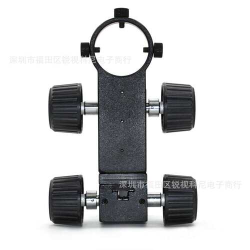 10A单筒镜头卧式视频显微镜调焦机构 可前后上下升降调节50MM直径