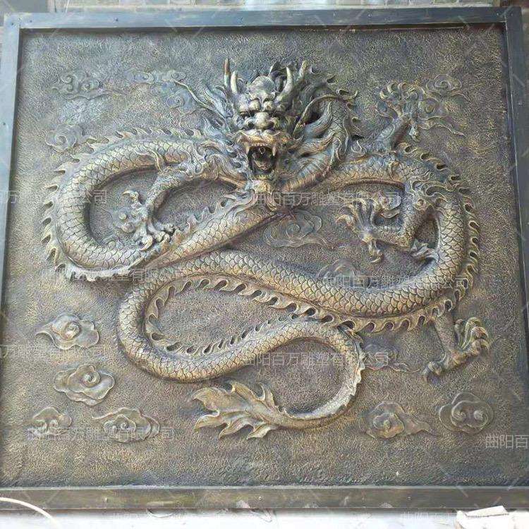 龙头浮雕玻璃钢仿砂岩浮雕龙头喷水 墙体浮雕 加工制作可设计