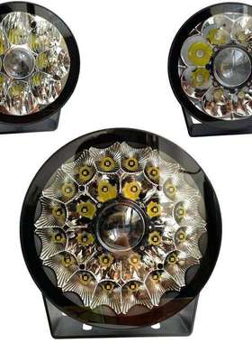 汽车led射灯改装越野车前杠猛禽牧马人FJ车顶坦克300远光灯579寸