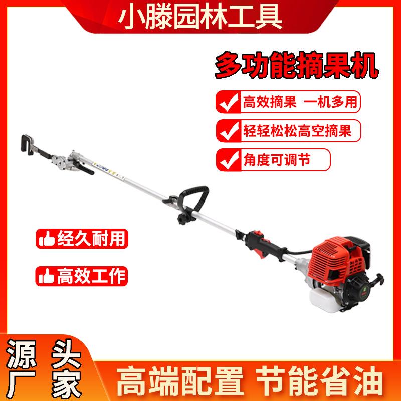 四冲程汽油款橄榄摘果器接杆式采摘机高空震动摘果机橄榄摘果器