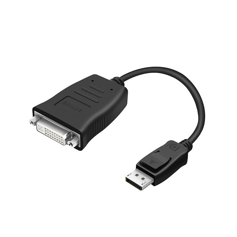 主动式标准大DP转VGA/DVI/HDMI多屏转换线大LDP转DVI/HDMI转接线