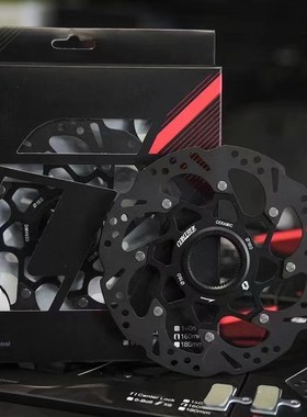 美国CONTROLTECH山地公路自行车碟刹盘片陶瓷镀膜超轻中锁Z160碟