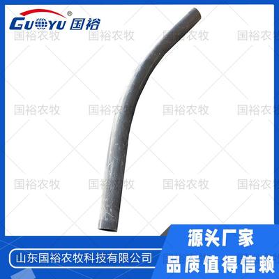 主料线用PVC弯管家禽输送饲料用110/90/75弯管鸡舍猪舍料线用