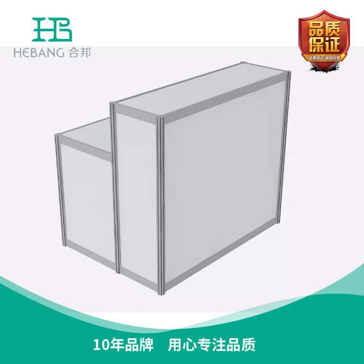 合邦八棱柱高低柜产品展示高低柜 标摊配套高柜矮柜展览展示柜