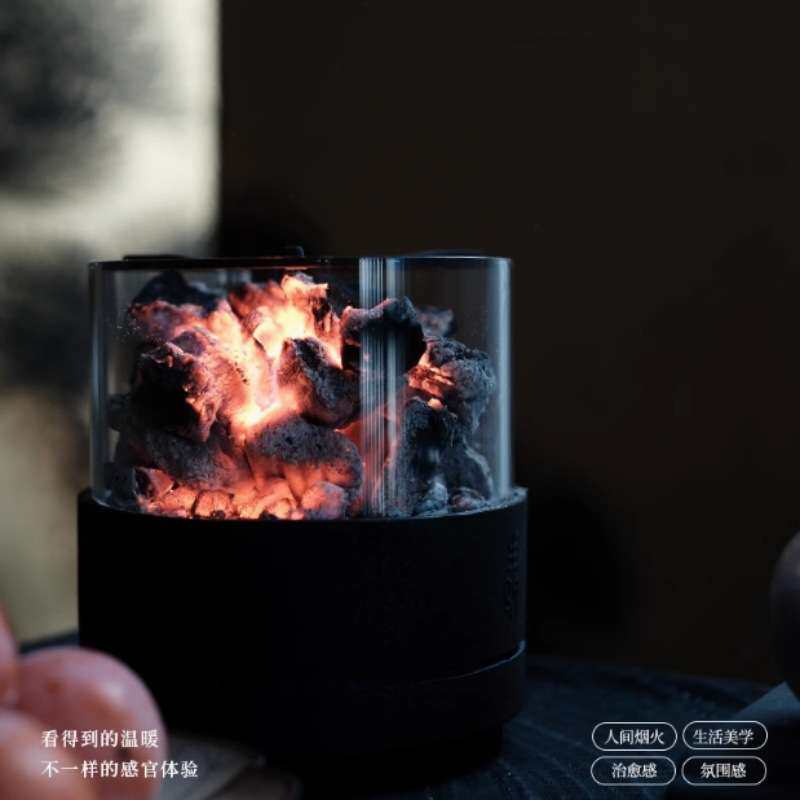 围炉煮茶日式炉事可观火炭炉铸铁家用茶室户外明火煮茶炉煮茶器