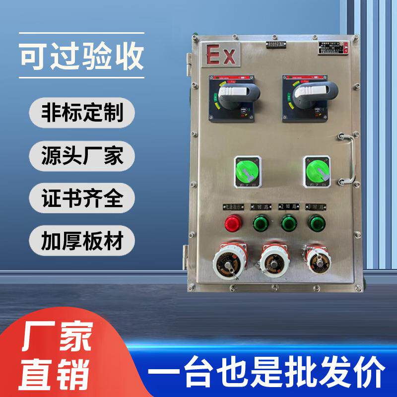 厂家BXM防爆配电箱粉尘照明电源开关动力控制仪表插销检修箱