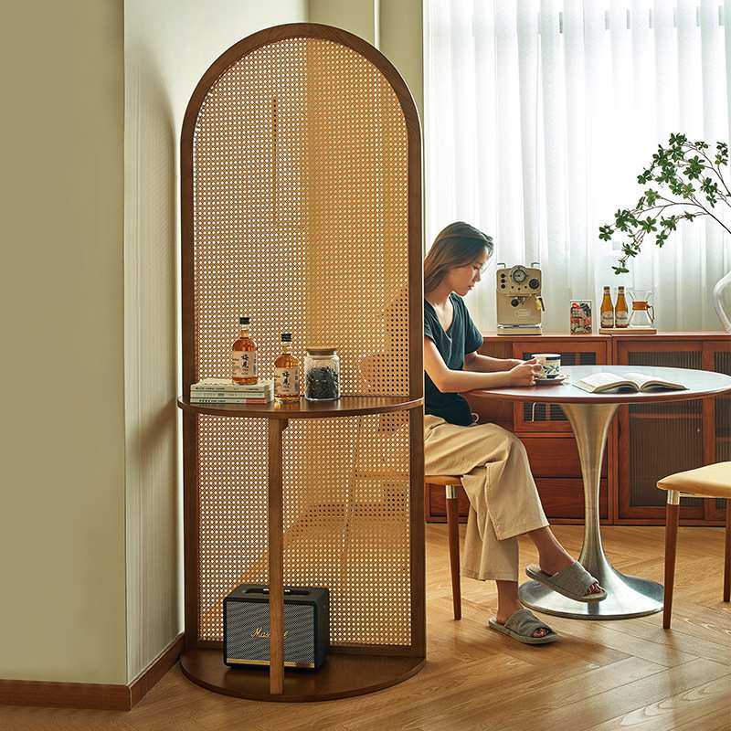 北欧复古玄关屏风隔断客厅实木藤编入户门置物架进门遮挡简约现代,模玩/动漫/周边/娃圈三坑/桌游,模型制作工具/辅料耗材,淘宝优惠券,粉丝福利购,淘宝优惠卷