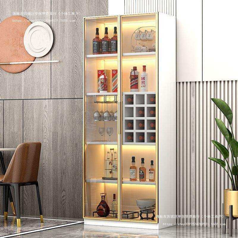 家用酒柜靠墙储物柜轻奢玻璃酒柜餐边柜家用一体边柜玻璃门展示柜,模玩/动漫/周边/娃圈三坑/桌游,模型制作工具/辅料耗材,淘宝优惠券,粉丝福利购,淘宝优惠卷