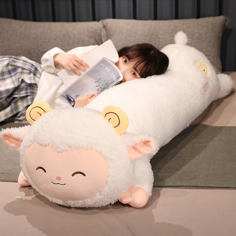 趴趴羊抱枕女生睡觉专用大玩偶巨型网红超软可爱小羊床上夹腿娃娃