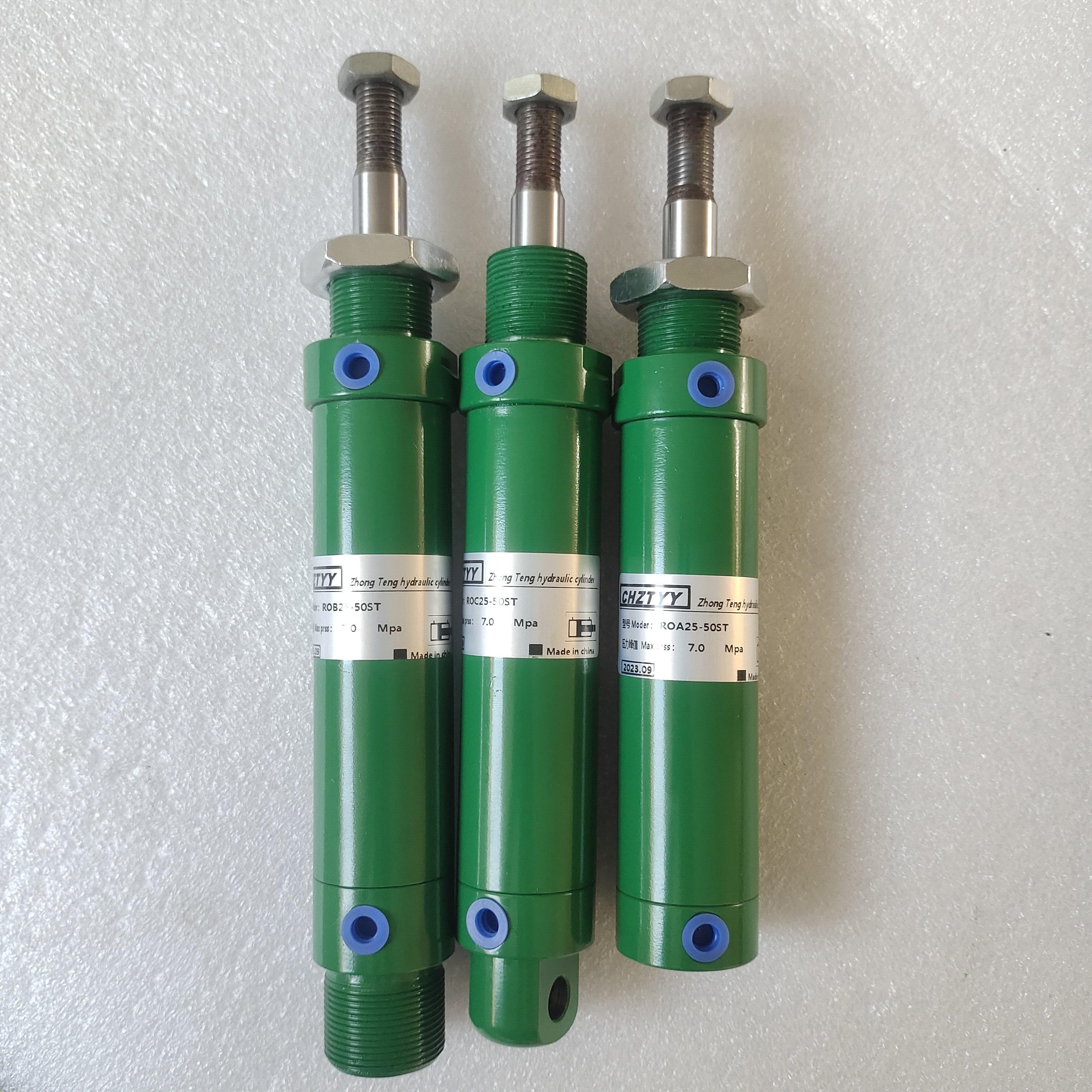 RO小油缸20迷你型液压缸25笔形平尾/耳环/螺纹式32小型油压缸4050