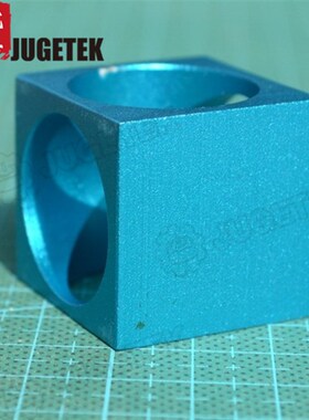 打印头风扇支架 方形安装架蓝色/黑色/金色  3D打印机DIY配件