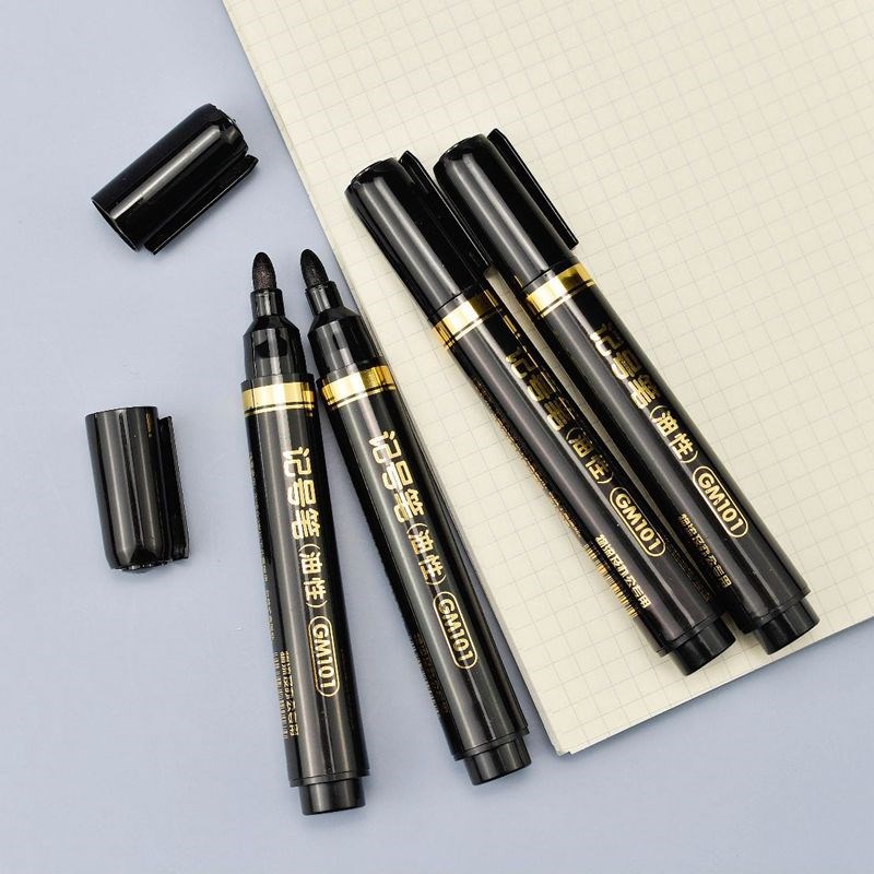 歌之美单头大容量记号笔办公物流唛头大头笔黑色墨水油性防水画笔