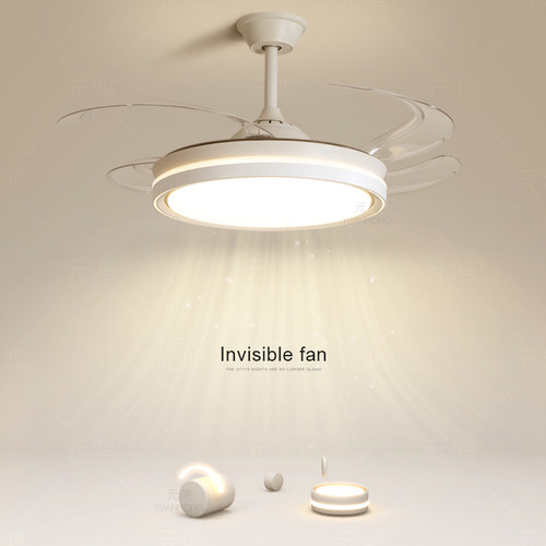 吊扇灯创意风扇灯主卧室灯led吸顶灯现代简约客厅灯房间餐厅灯具