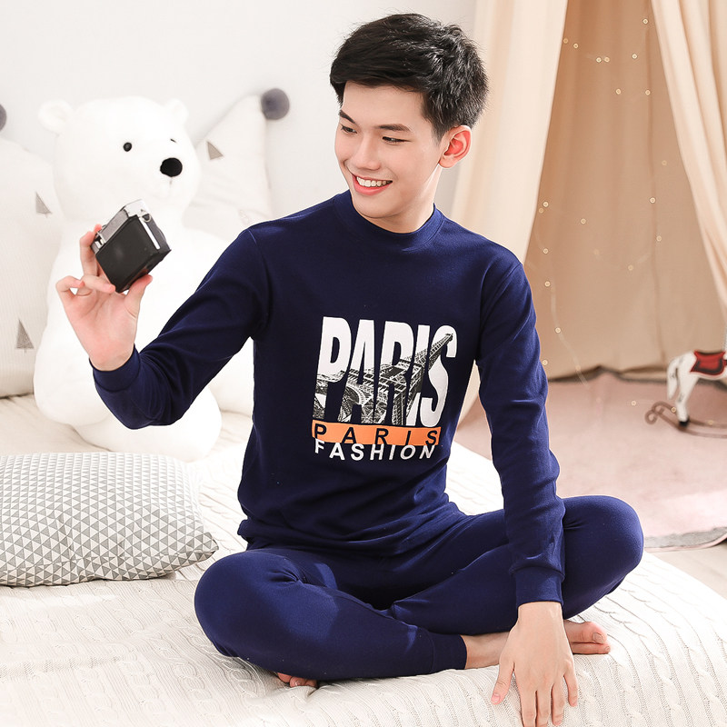 初中学生纯棉棉毛衫儿童保暖内衣套装薄款青少年全棉秋衣秋裤男童,童装/婴儿装/亲子装,内衣套装,淘宝优惠券,粉丝福利购,淘宝优惠卷