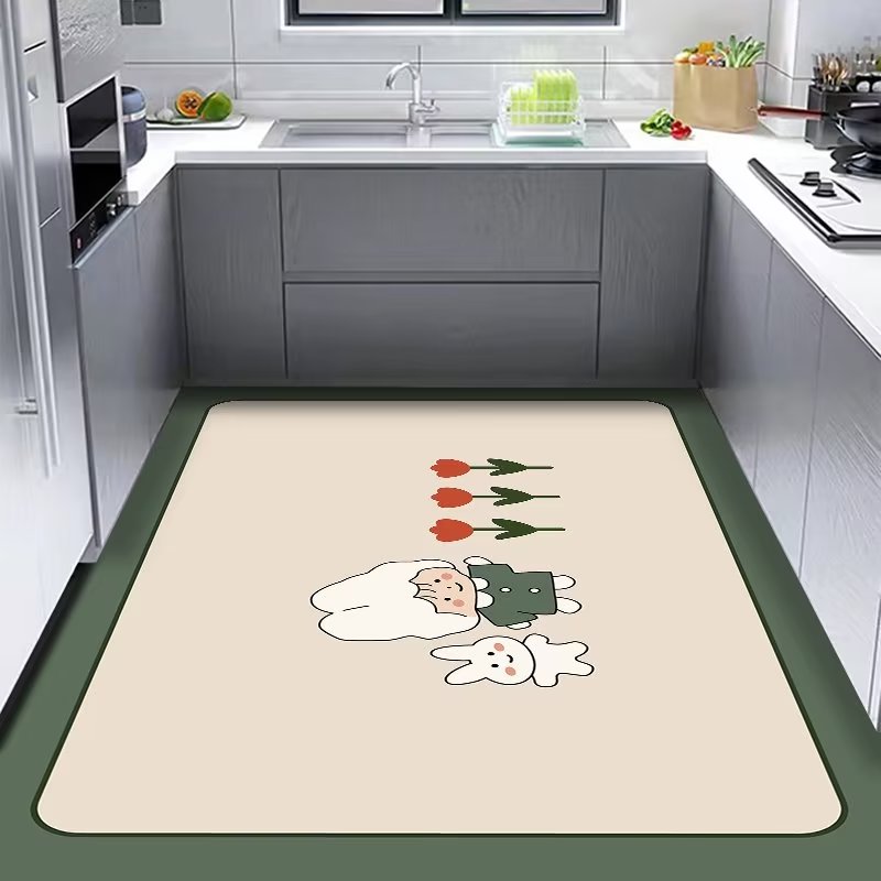 pvc地垫防滑防油可擦免洗耐脏厨房满铺地垫家用入户客厅脚垫地毯