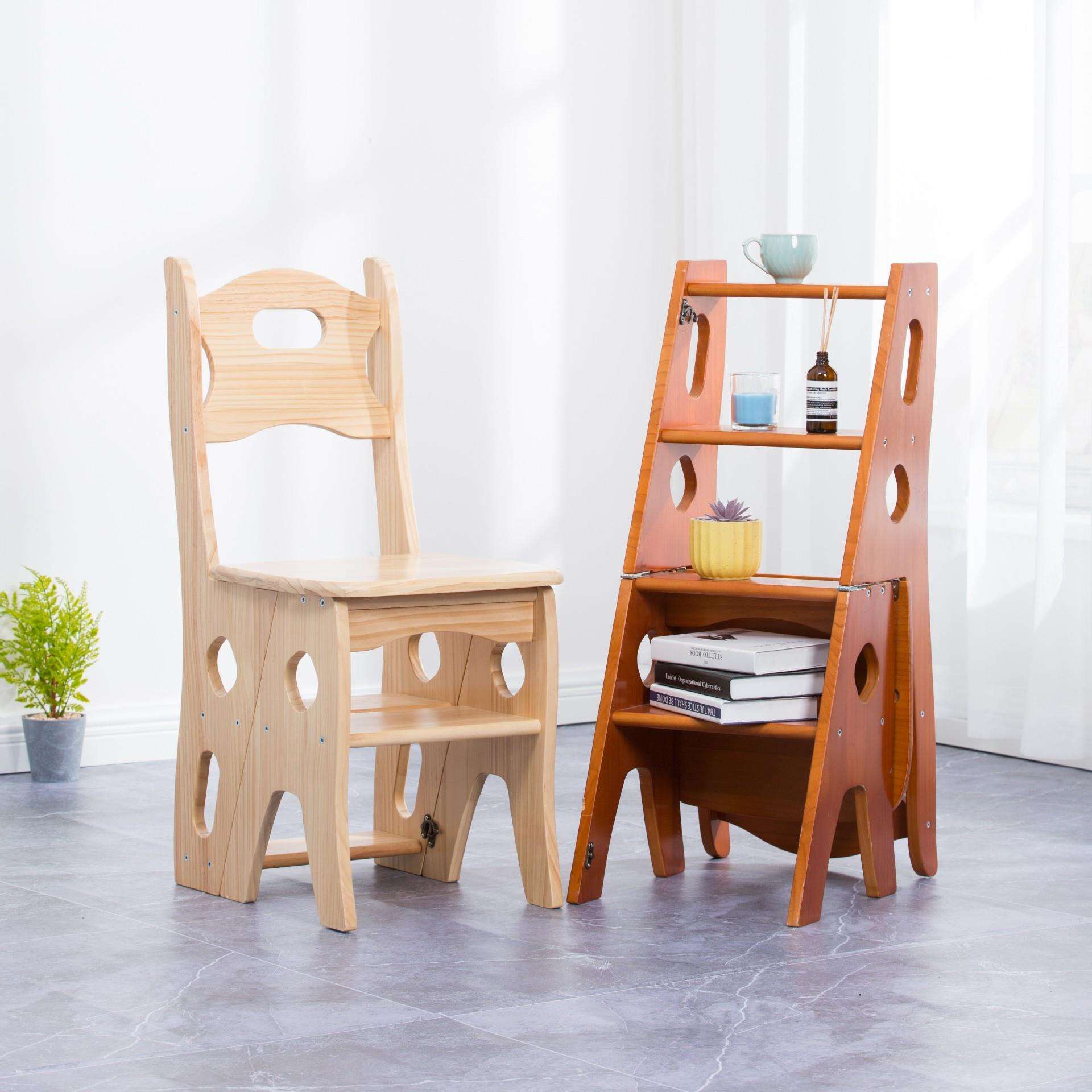 创意梯椅折叠家用梯子厨房吧台椅子人字梯小型便携多功能三步梯