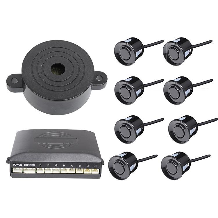 纯蜂鸣8探倒车雷达喇叭8探倒车雷达纯蜂鸣无显示8探倒车雷达