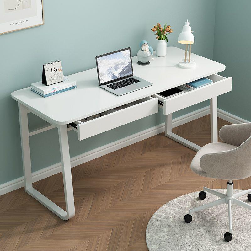 电脑桌家用办公桌卧室书桌简约现代小户型学习桌带抽屉简易化妆桌