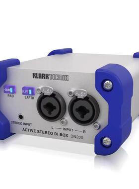 KLARK TEKNIK DN100 DN200有源DI盒专业前级效果器舞台乐器立体声