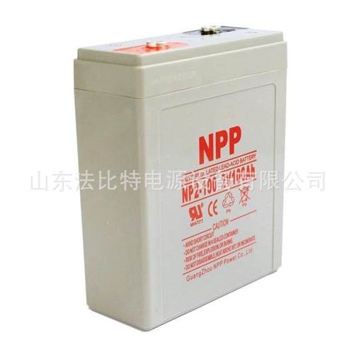 耐普铅酸蓄电池NP2-100免维护2V100Ah质保3年NPP蓄电池