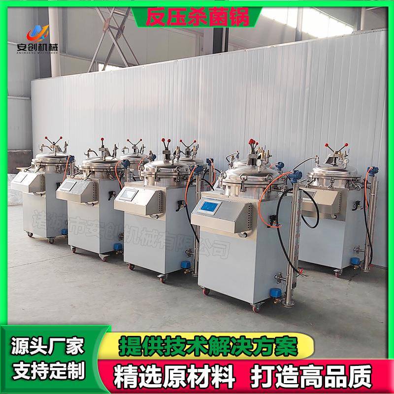 立式反压杀菌锅熟食杀菌设备商用小型杀菌锅牛肉粽子高压灭菌锅