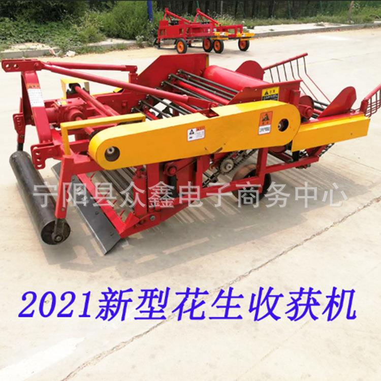 2021新型双侧皮带传动花生收割机安徽挖花生的机子拖拉机后输出带