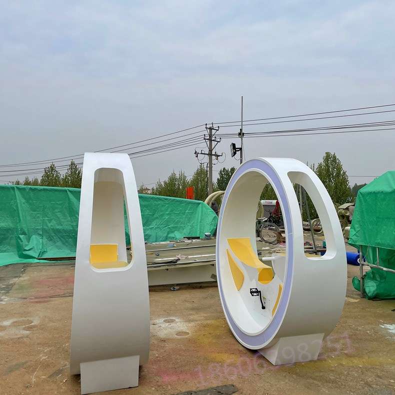 亚克力发光灯带手摇版本迷你七彩发光柱夜景发光互动娱乐摆件