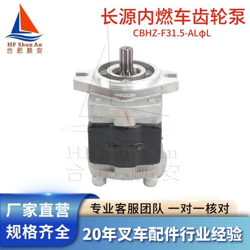 叉车配件叉车齿轮泵长源原厂液压油泵合力油车泵CBHZ-F31.5-ALφL