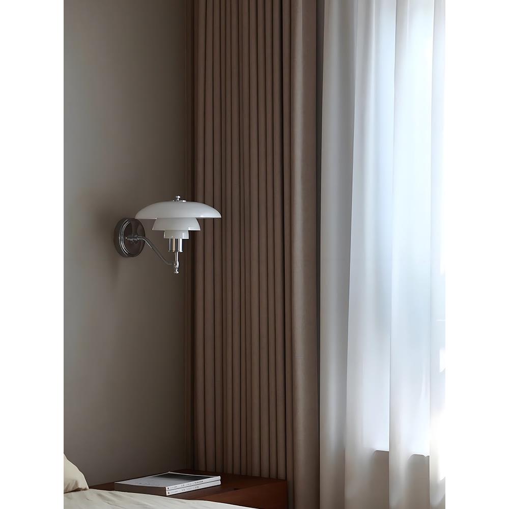 床头灯玻璃旁灯卧室丹麦经典设计师款2书房壁灯客厅沙发ph复古1