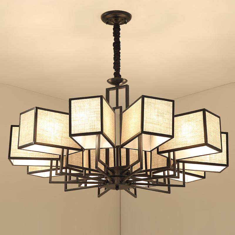 新中式吊灯创意简约现代大气家用客厅大灯餐厅卧室书房仿古中国风