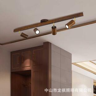 复古实木碎花台灯卧室床头灯法式中古风浪漫布艺氛围灯具